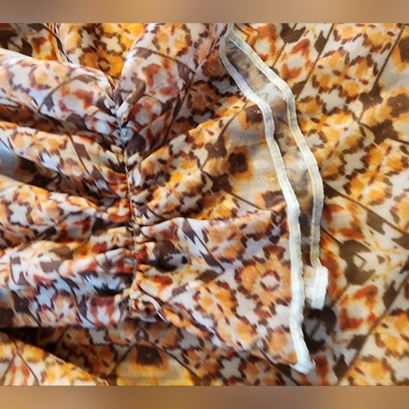 Pink Lily Humble and Kind off Shoulder  Beige Mini Dress Size 2X - Picture 14 of 14